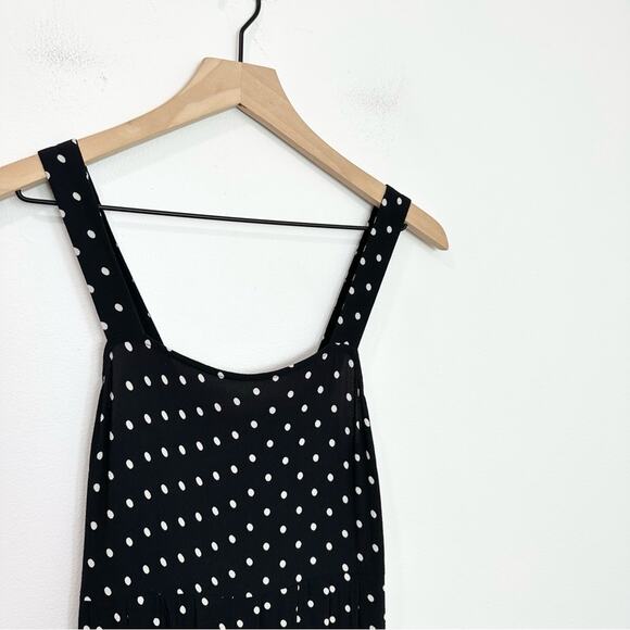Madewell Polka Dot Wide Leg Jumpsuit Black Size 00 - Picture 5 of 7